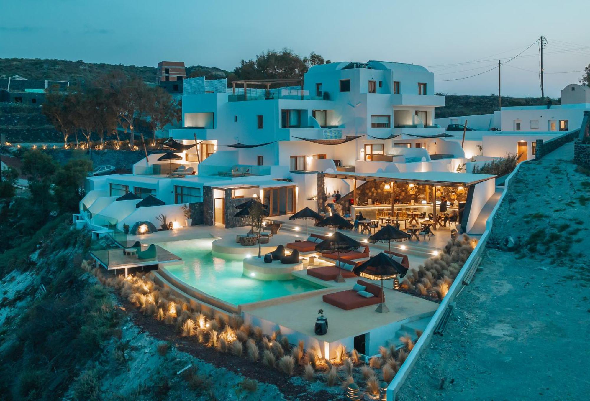 Divino Caldera Hotel Akrotírion Exterior foto